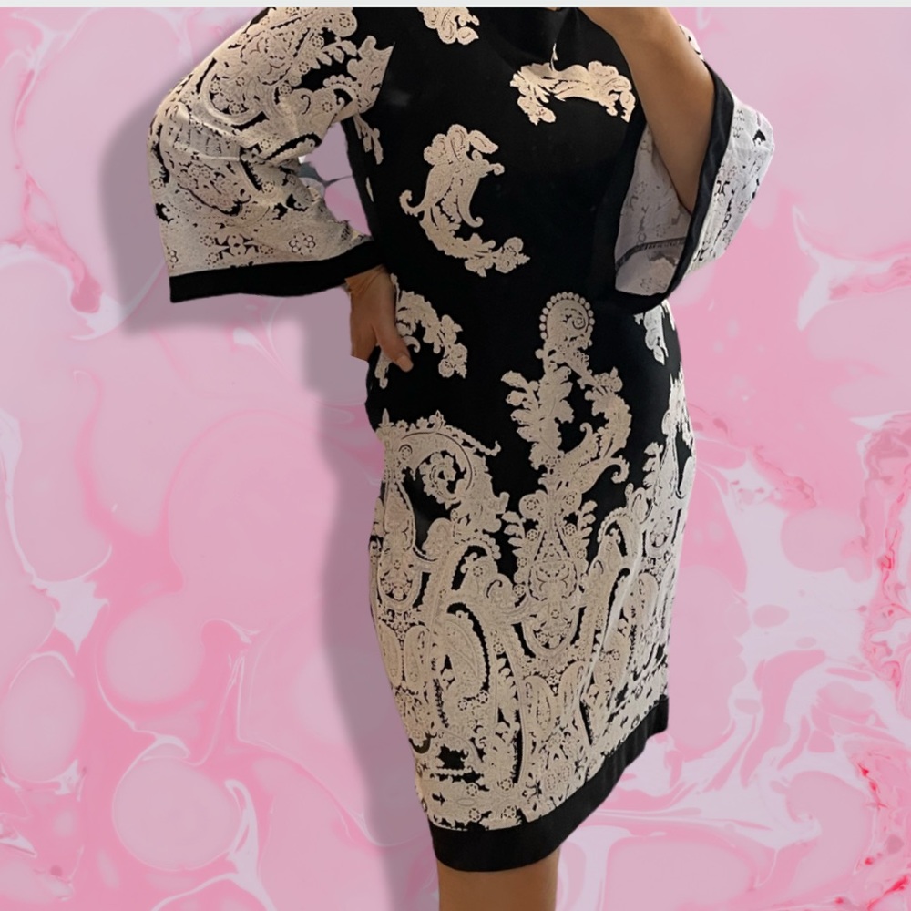 Sandra darren bell sleeve dress